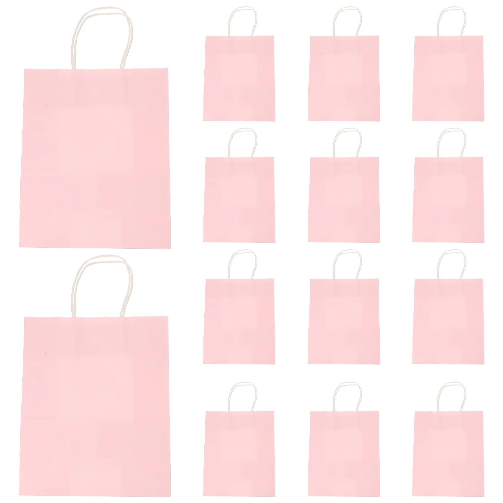 

12Pcs Party Treats Bags Kraft Paper Bags Gift Packing Holders Goodies Bags for Birthday
