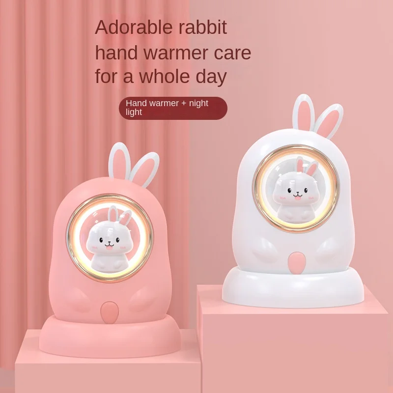 

Новый милый кролик портативный взрывозащищенный обогреватель для рук Быстрая зарядка от USB зимний обогрев два в одном новая теплая детская ...