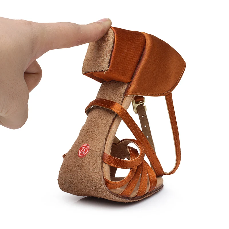 New Arrival Girls Latin Dance Shoes Ballroom Soft Women Ladies Tango Jazz Practice Dance Shoes Salsa Sandal Low Heel Shoes 3CM