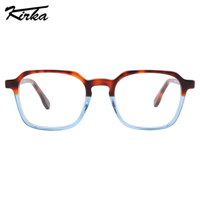 

Kirka Optical Children Glasses Rectangle Frames Acetate Unisex Tortoise Wooden Effect Color Frames Child Eyeglasses in 4 Colors