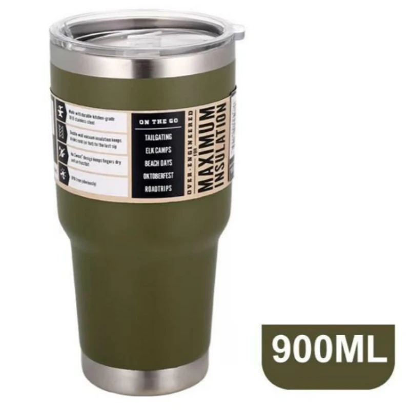 Travel Coffee Mug Water Cup Stainless Steel Thermos Tumbler Cups Vacuum Flask Thermos Bottle Thermal Cup Garrafa Termica Cup Lid