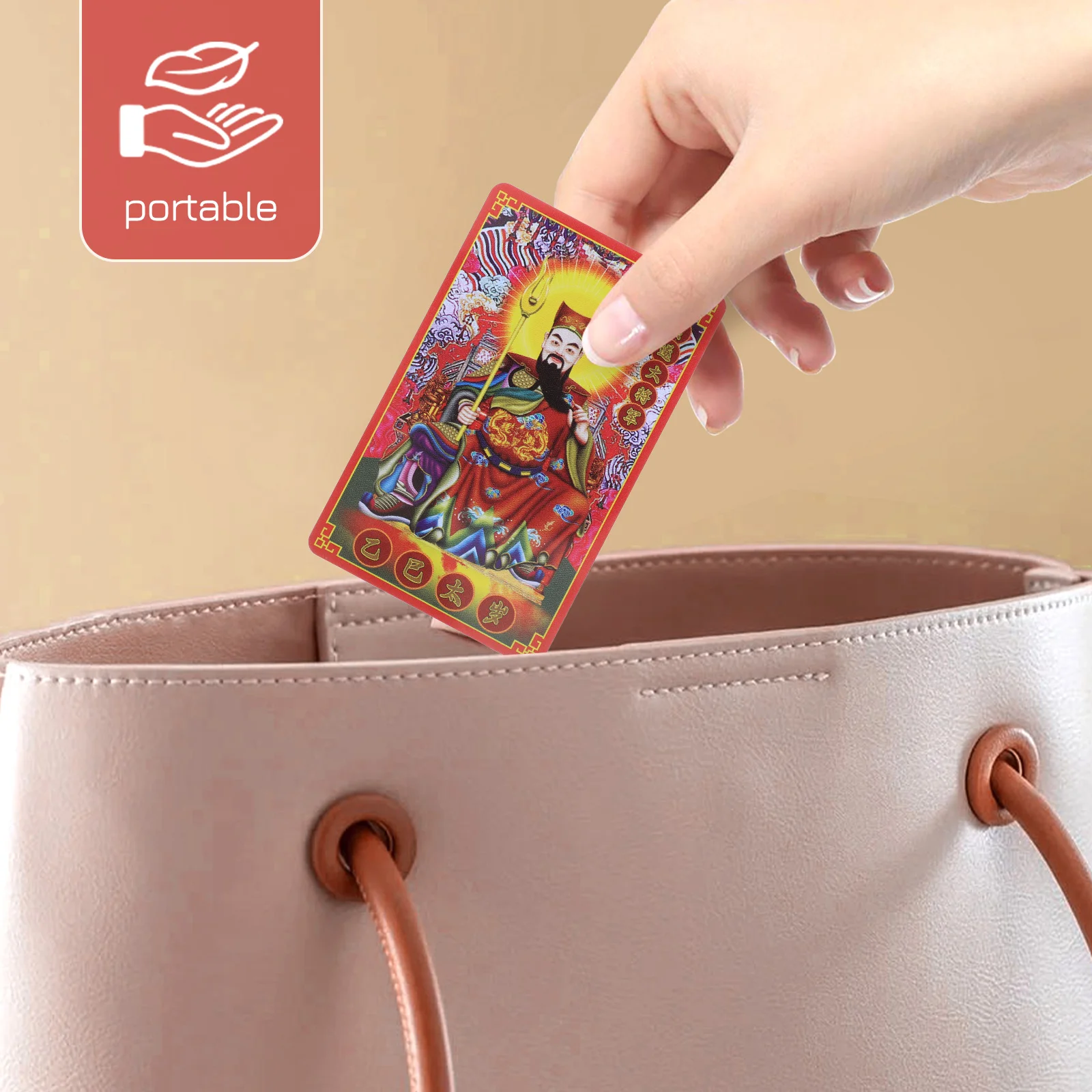 10 шт. амулеты Year of Tai Sui и змеи в китайском стиле карта удачи ПВХ защитные карты