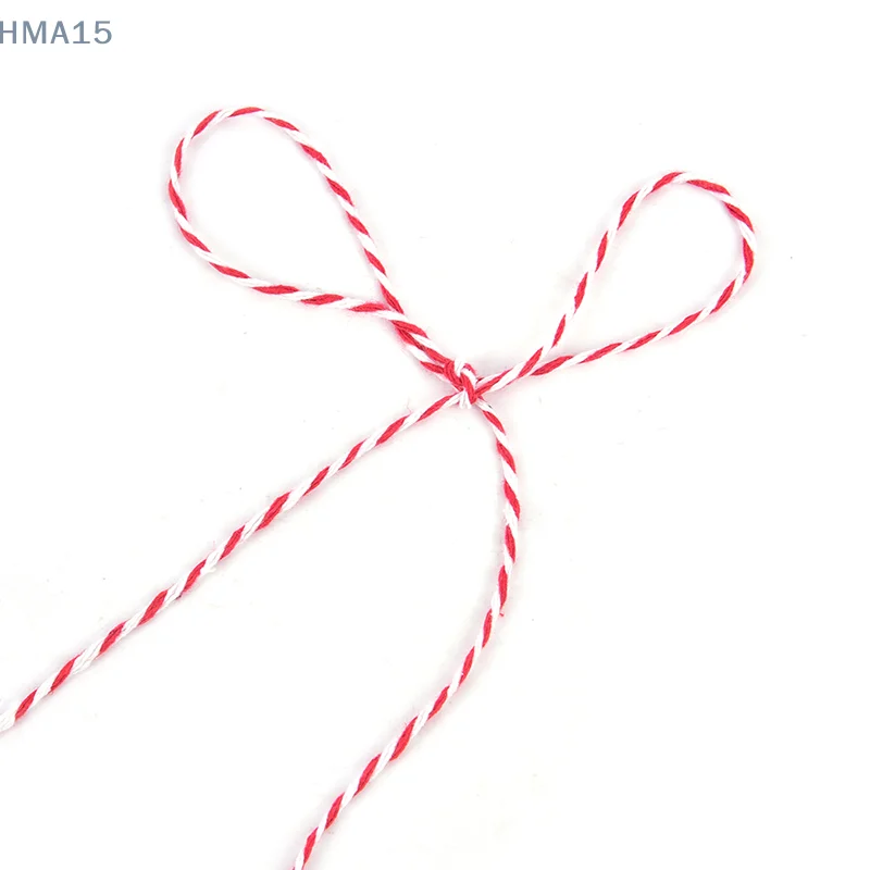 100 м/рулон хлопковый шпагат пекаря шнур рождественский подарок упаковка декор