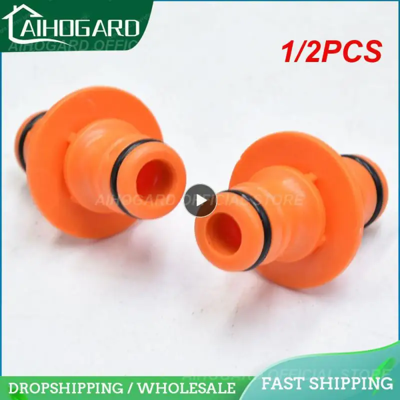 

1/2PCS MUCIAKIEClick Double Quick Male Adaptors Garden Irrigation Hose Coupling End Fittings Watering Accessories Connectors