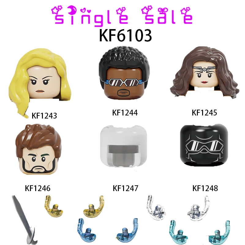 

KF6103 KT1010 Queen Train Movies Series Mini Action Figures Building Bricks Moc Blocks Compatible Accessories Kids Birthday Toys