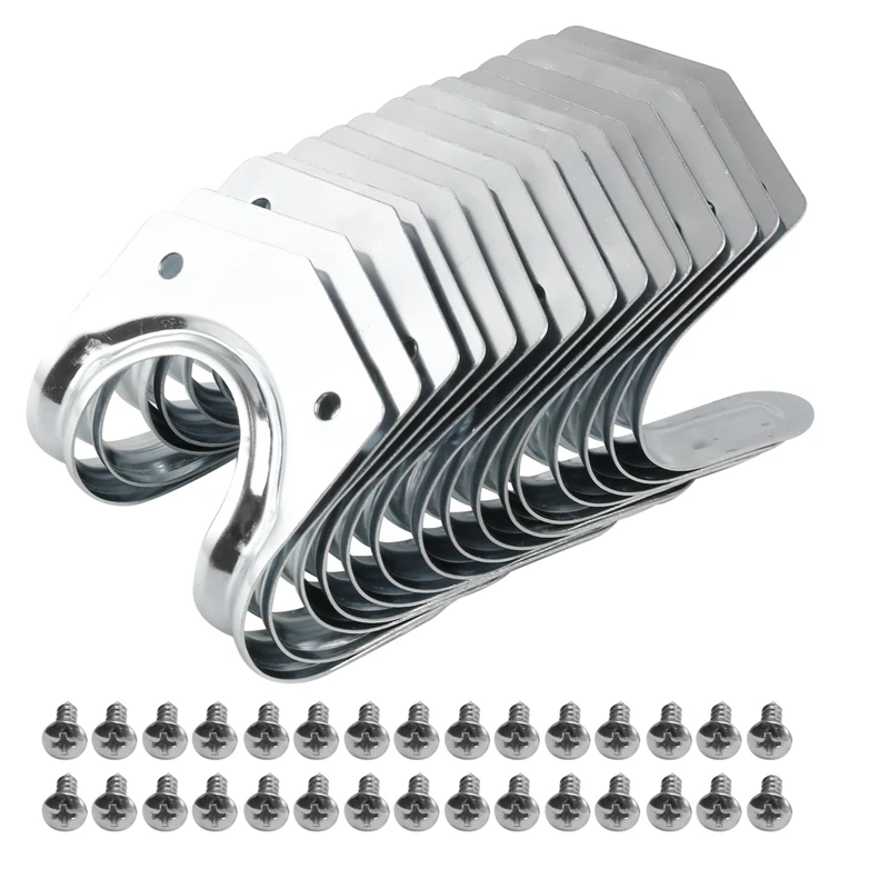 

15 Pcs Hooks Tool Shed Hooks For Garden Tools Storage Hooks Holder For Warehouse Garden Sheds