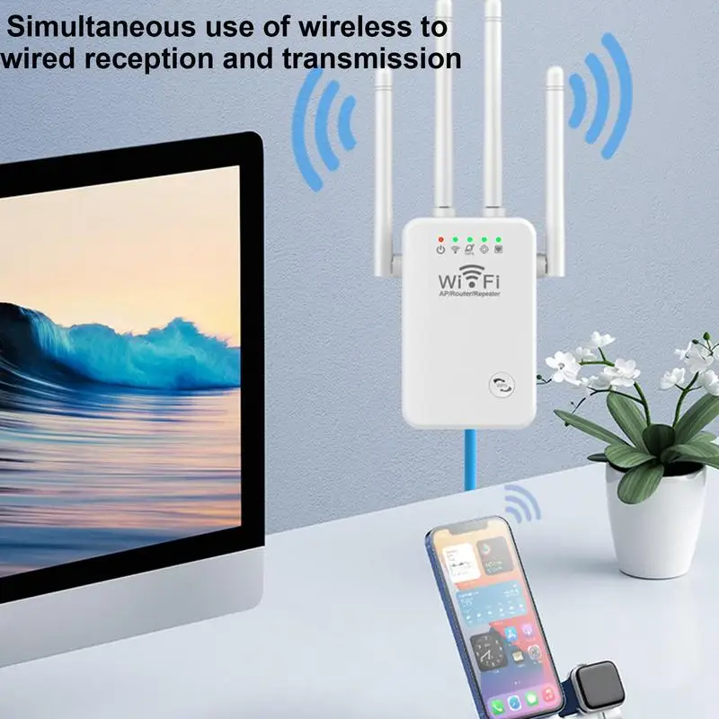 Фото Усилитель сигнала Wi-Fi для дома и общежития №4