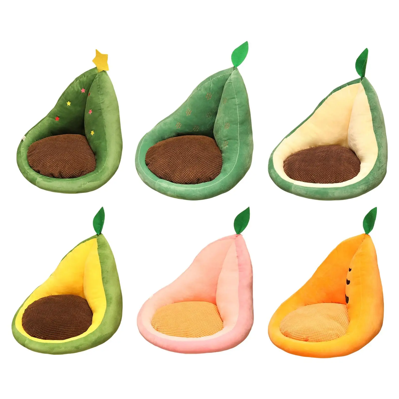 

Cartoon Chair Cushion Mat Non Slip Creative Sofa Cushion Soft Sofa Back Plush Pillow for Bedroom Desk Home Office