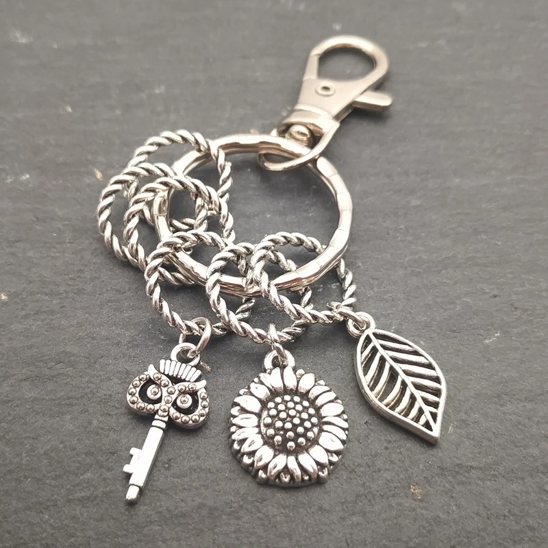 Новинка милый брелок для девочек искусство Подсолнух Маленькая подвеска в виде
