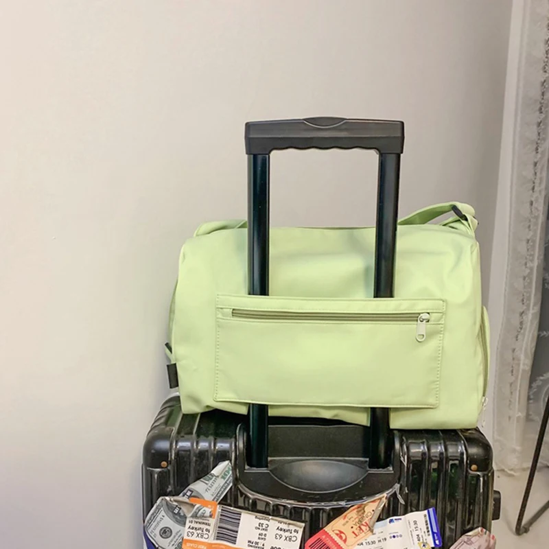 Большая Дорожная сумка-мессенджер через плечо из текстиля сумки-шопперы для