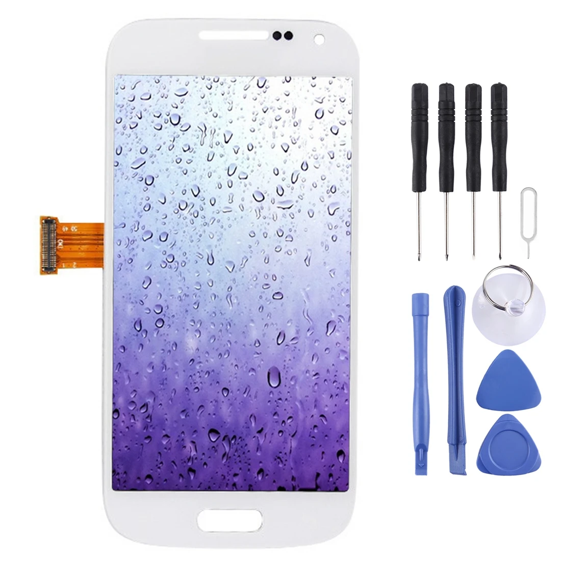 ЖК-экран + сенсорный дигитайзер Samsung Galaxy S4 Mini i9195 i9190 белый |