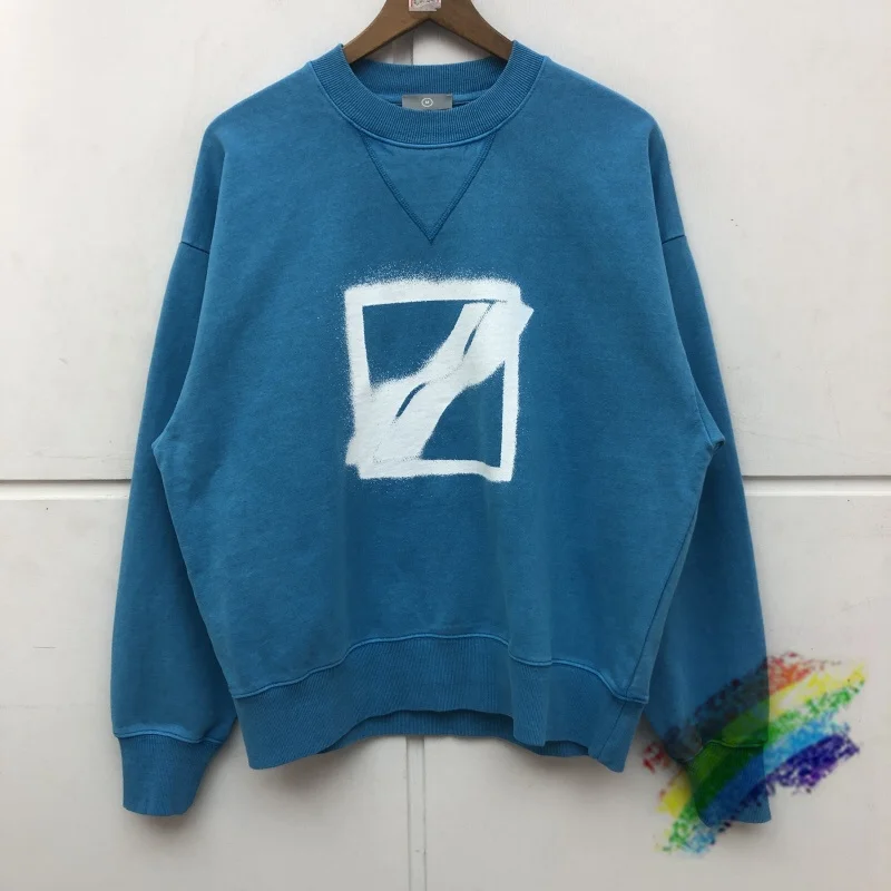 

2021FW WE11DONE Sweatshirts Men Women High Quality Square Welldone Crewneck Hoodie
