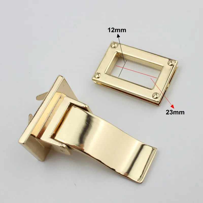 20sets 45*16mm high quality fashion bags silver triangle locks nickle lock DIY handmake handbag selfdom alloy bolsas | Багаж и сумки