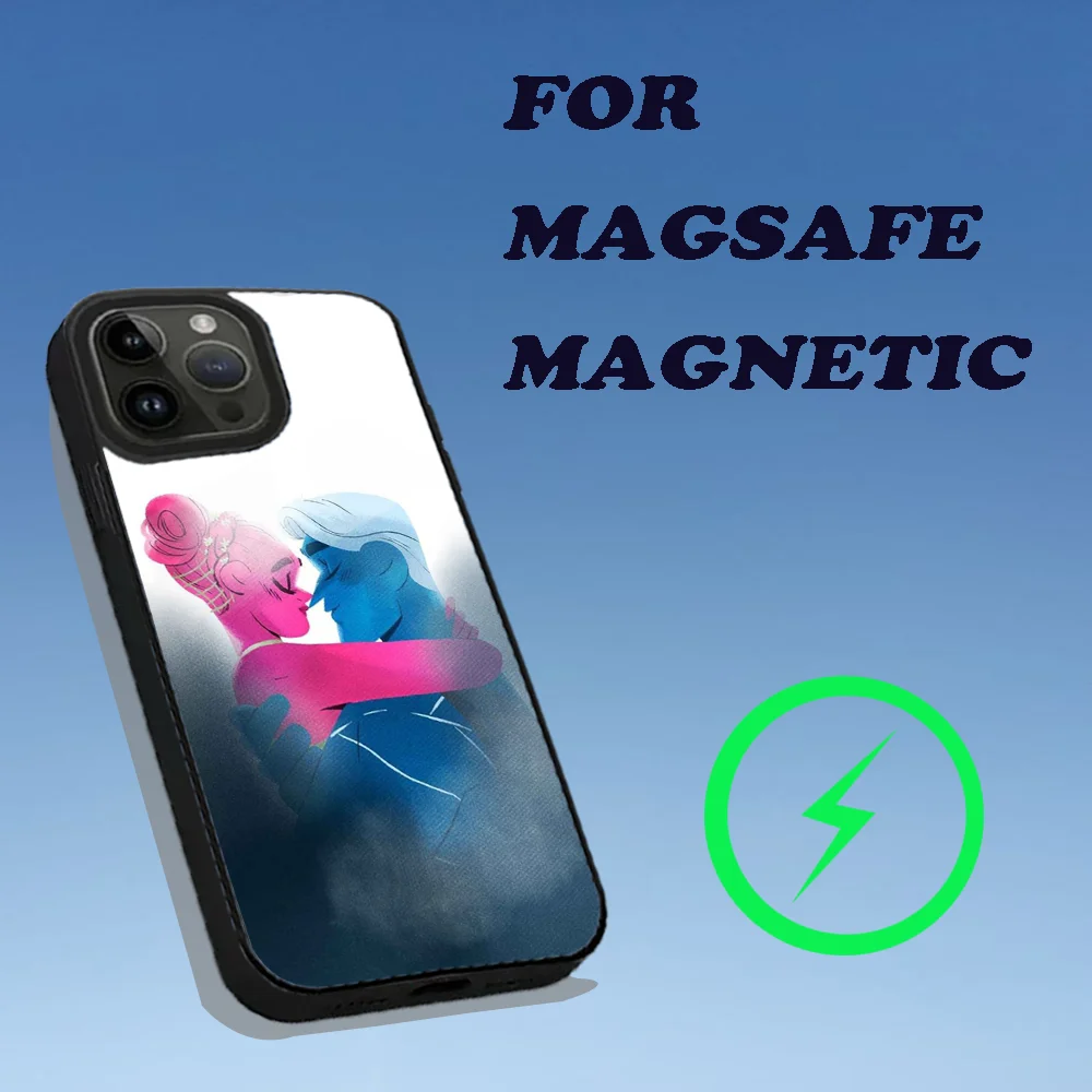 Lore O-Olympus Phone Case For iPhone 16 15 14 13 12 11 Plus Pro Max Mini Magsafe Magnetic Wireless Charging