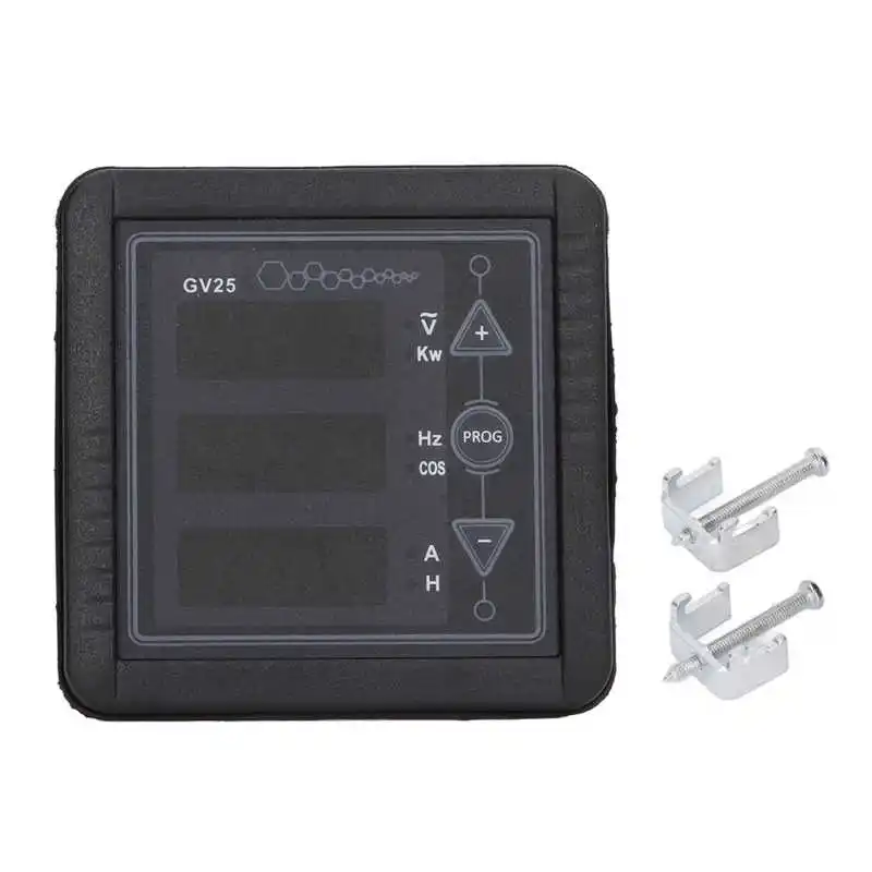 

Цифровой многофункциональный измеритель генератора с корпусом из АБС-пластика IP54 тестер напряжения тока частоты 85-265 в амперметр для генер...