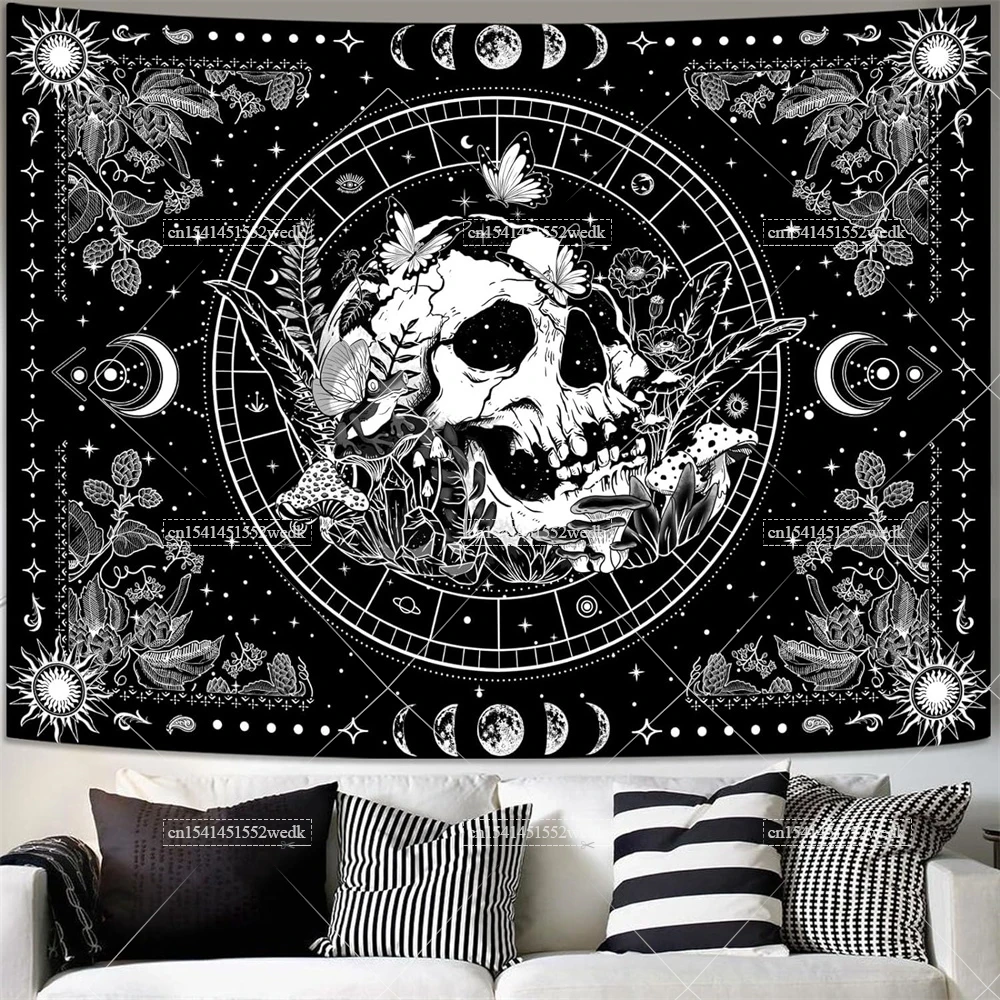 Черно-белые фотообои с имитацией искусственных цветов для спальни