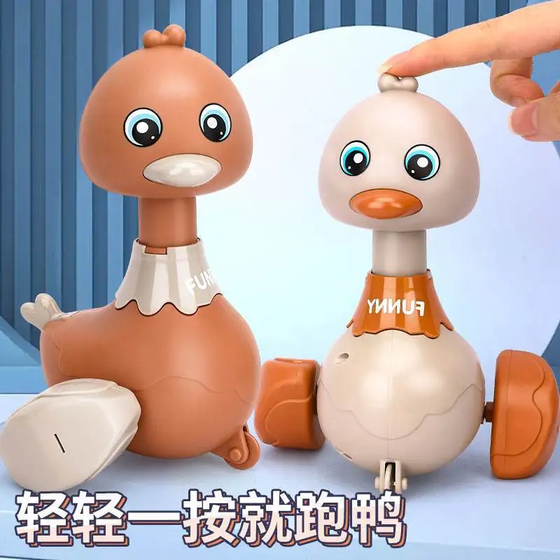 

Press Mechanical Sliding Toy Type Duck Classic Wind Up Toys Inertial Car Matching for Children's Return Inertial Toys Kids Gifts