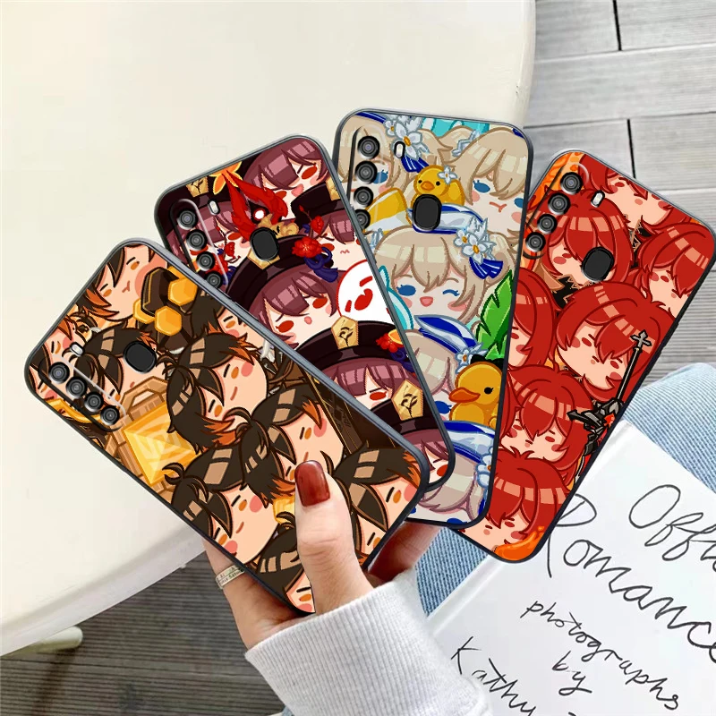 

Genshin Impact Project Game Phone Case For Samsung Galaxy A32 4G 5G A51 4G 5G A71 4G 5G A72 4G 5G Carcasa Silicone Cover