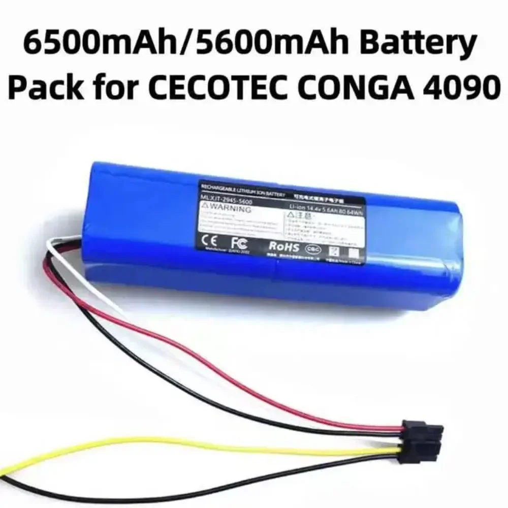 Новый аккумулятор для робота-пылесоса Cecotec Conga 14 4 9800 5090 5490 4090 3090 в 8 4s 2p 18650