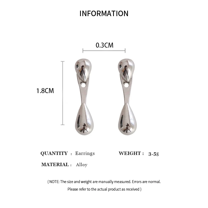Серьги-гвоздики в минималистичном стиле женские модные компактные блестящие