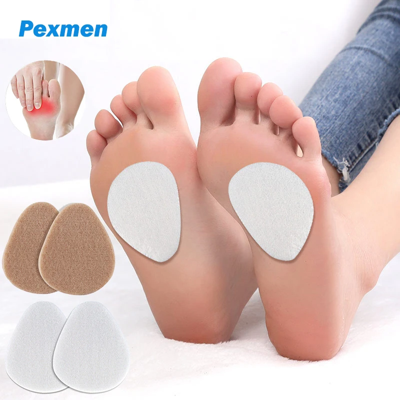

Pexmen 2Pcs/Pair Metatarsal Pads Pain Relief Ball of Foot Cushions for Women and Men Forefoot Pad Support Foot Protectors