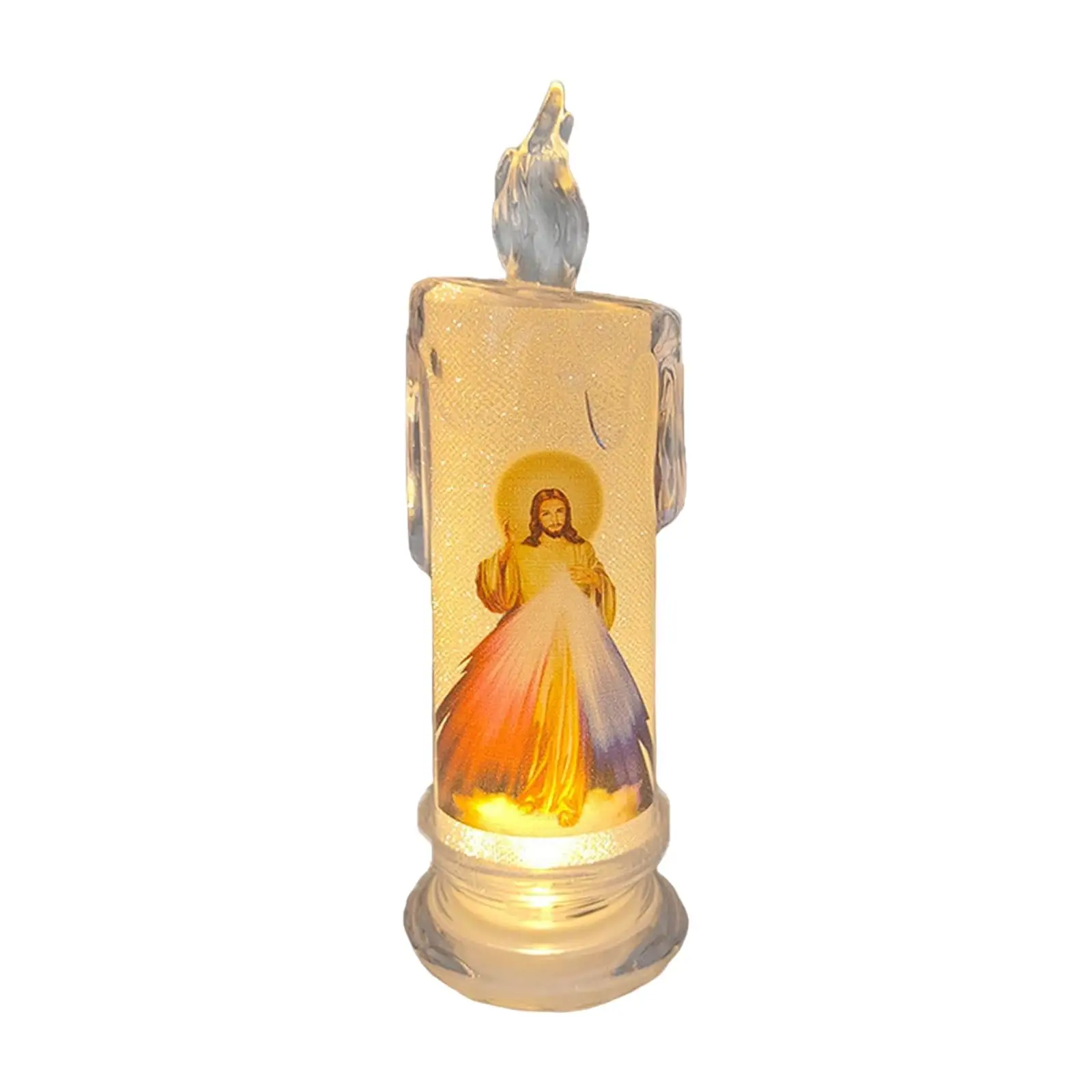 

Electric Lamp Photo Props Tealight Crafts Flameless for Christmas