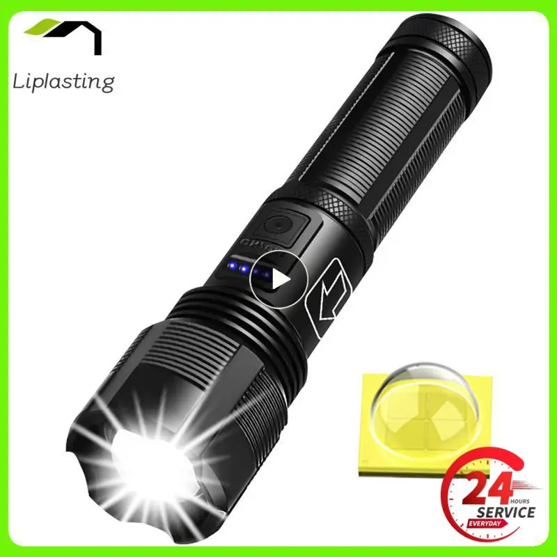 

XHP50 Bright Portable Mini Led Flashlight Zoom Torch Lamp 1000 Lumens Waterproof Tactical Usb Flashlight Power Display Outdoor