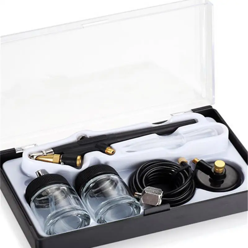 

Removable Spray Pen 0.8mm Caliber Lower Pot 2*22ml Adjustable Atomization Single-action Spray Pens TD-138 Spout Gun Power Tools