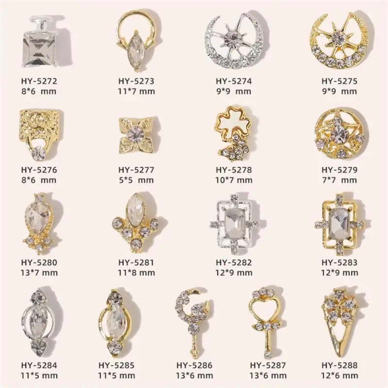 

Accessories Gold Sticker Drill Explosive Style Ins Manicure Nail Art Alloy Jewelry Maiden Internet Celebrity Stereo Decorate
