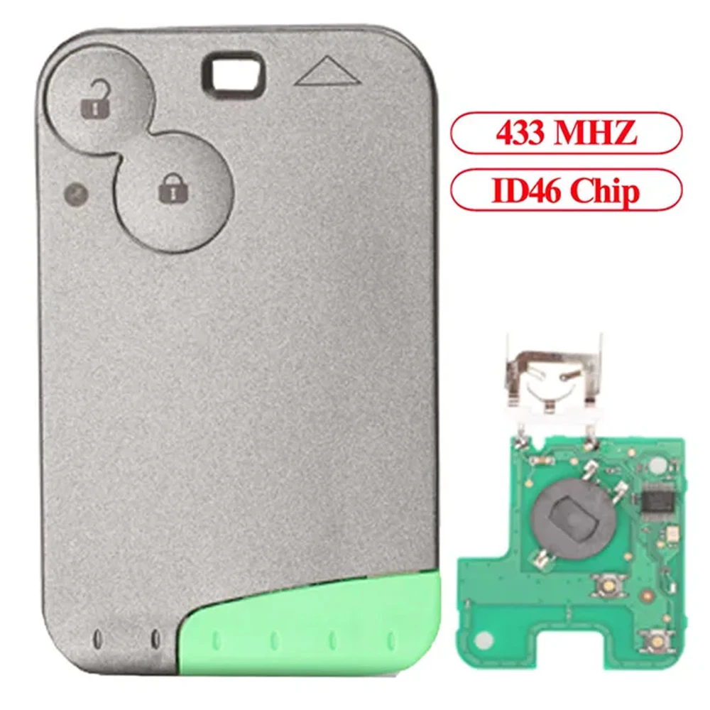 

AOKTOOL 2B смарт-карта управления 433 МГц PCF7947 ID46 чип для Renault Espace Laguna Velsatis 2001-2006 удаленный транспондер автомобильный ключ