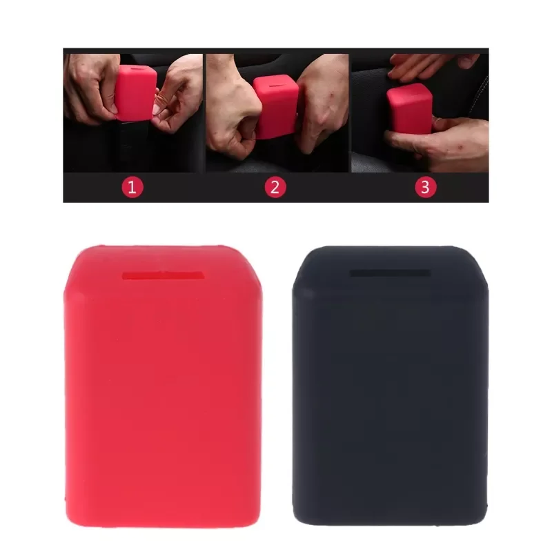 

Premium Universal Silicone Car Seat Belt Buckle Covers Clip Anti-Scratch Cover