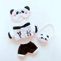 20cm doll clothes mini animal panda outfit for exo kpop skzoo cotton stuffed toys accessories kids gift free shipping items
