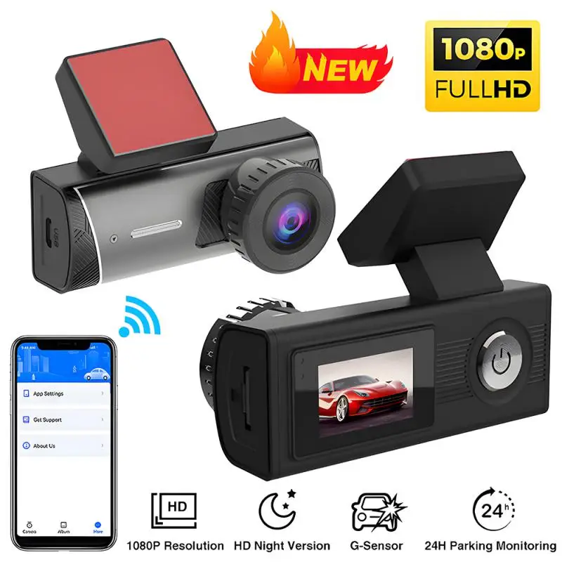 

Car DVR Ultra HD Night Vision HD1080P WIFI Dash Cam 1.06 Inch Electronic Display Driving Recorder Automobiles Accessories