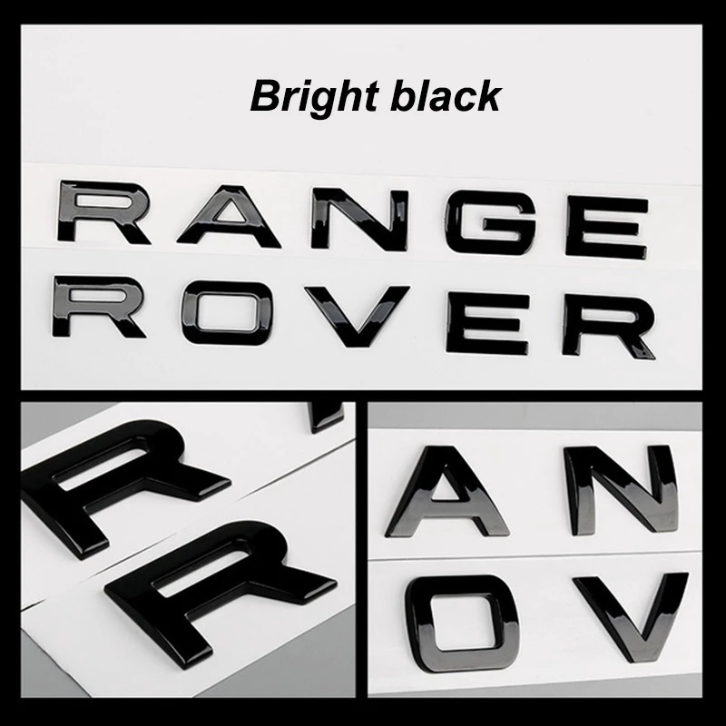 

Для Land Rover RANGE ROVER эмблема Стайлинг автомобиля передняя крышка и крышка багажника буквы логотип наклейка