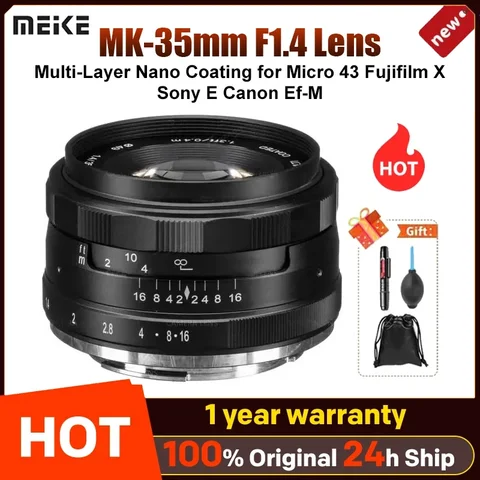 Meike MK 35 мм f/1.4 Объектив для Canon EF-M