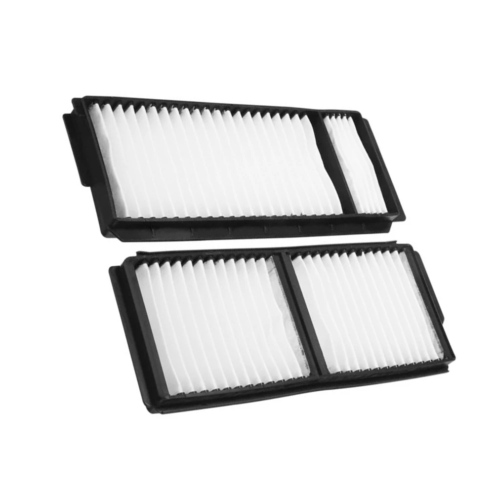 

Kit Cabin Air Filters Replacement Set Spare Front Parts White 2Pcs BP4K6-1J-6X9A BP8P-61-J6X BP8P-61-J6X-9A Car