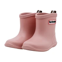 solid children rain boots outdoor pvc waterproof japan baby rainy shoes toddler girl boy anti slip soft water boots