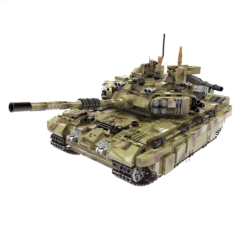 Конструктор армейский T90 Panzer Tiger совместимый технический классический танк