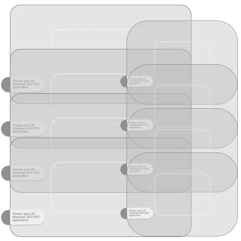 Электростатические наклейки для прозрачного крепления видеорегистратора