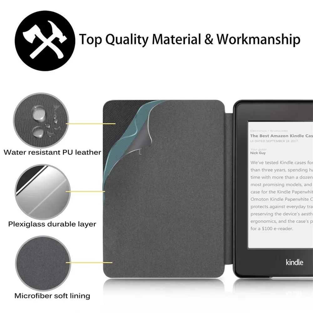 Магнитный чехол для Kindle 2022 Paperwhite 5 4 3 2 1 2021 8-го 10-го 11-го
