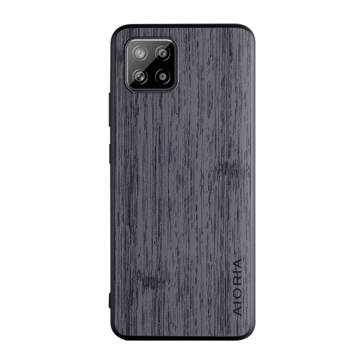 

Yidai-Silu Cover Simplicity Wood Texture Soft TPU Bumper Thin Shockproof PU Leather Protection Case for iPhone 14 12 11 Pro Max
