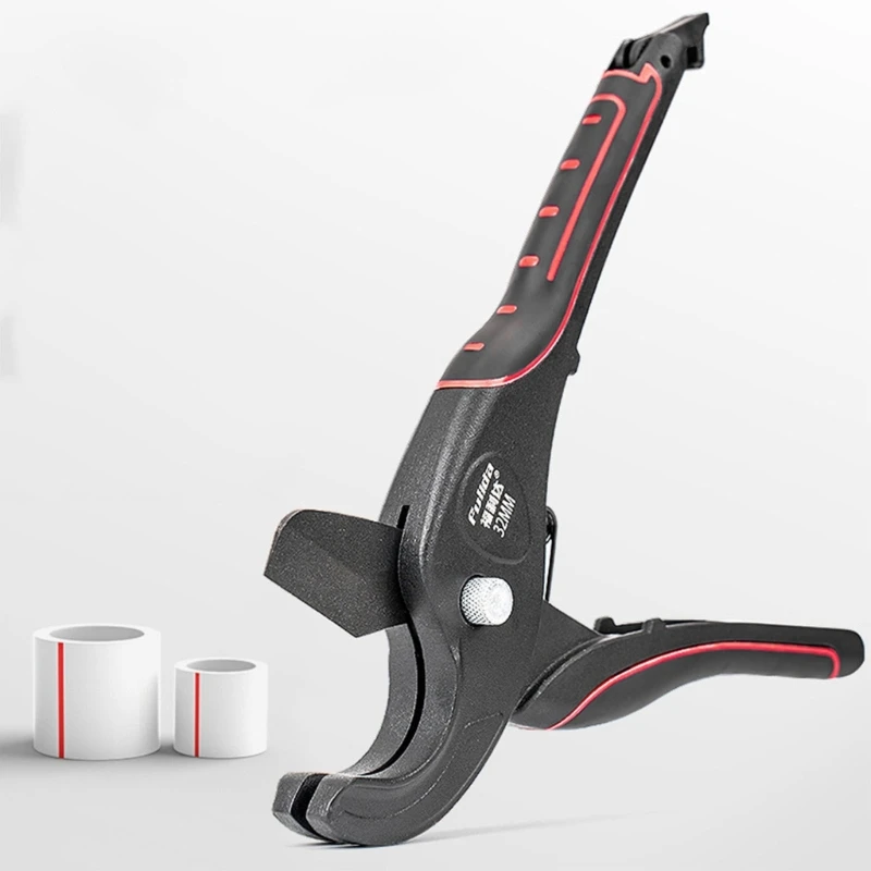 Резак для труб из ПВХ PEX Инструмент резки с храповым механизмом пластикового