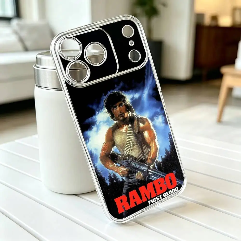 Фото Чехол для телефона First Blood S-Stallone Sly-Y для iPhone 17 16 15 14 13 12 11 Mini Pro Max Plus, прозрачный, в подарок №5