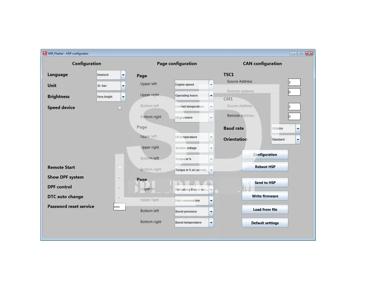 Диагностический комплект HATZ (CANFOX)