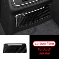 for audi a4 b9 a5 17 19 real carbon fiber rear cigarette lighter panel cover car accessories interior decoration