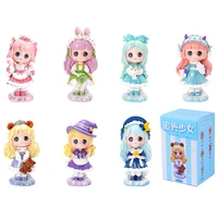 chasing lights girl blind box toys resin action figures styles trendy play doll model creative kids birthday gifts mystery box