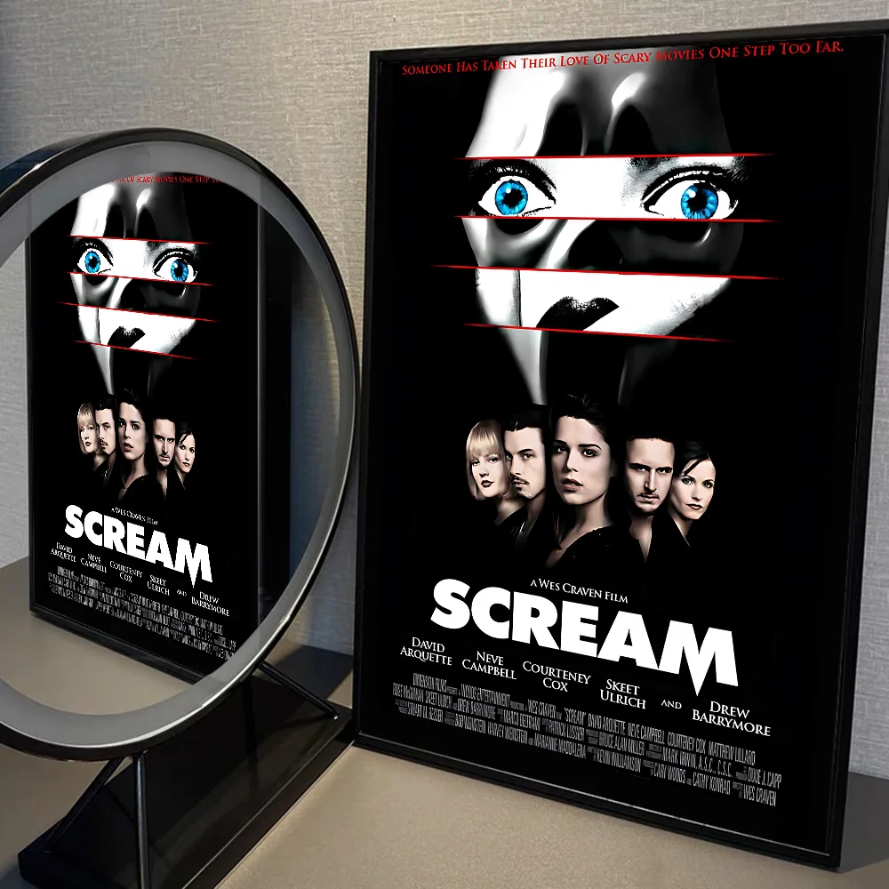 

Настенные наклейки Scream Horror Movie Anime Posters