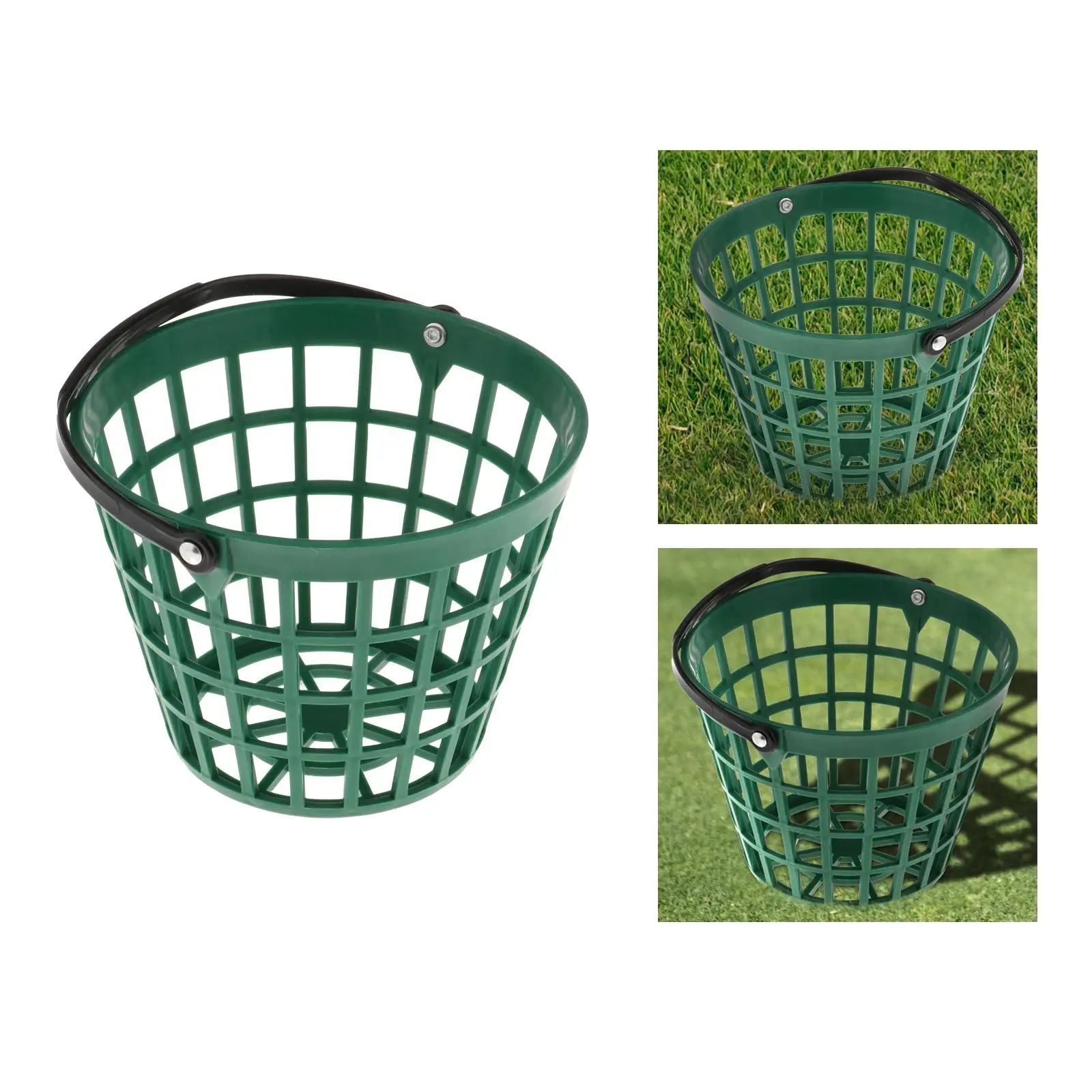 

Ball Basket Bucket Storage with Handle Indoor Ball Holder