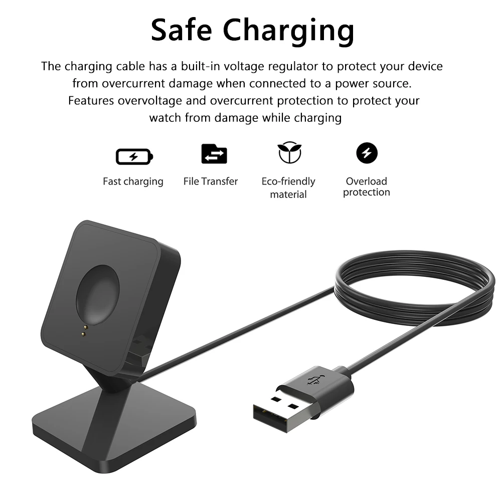 

5V 1A Charger Cradle Accessories Plastic Watch Charging Base Magnetic Charging Base for Michael Kors Access Gen 6/5E/Gen 5/Gen 4