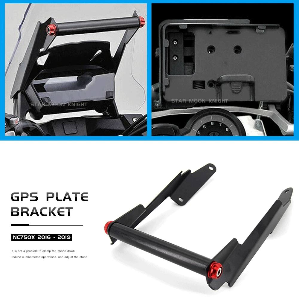 

Motorcycle Bracket Accessories NC750X Mobile Phone Holder GPS Mounting Bracket For Honda NC750X NC 750 X 2016 2017 2018 2019